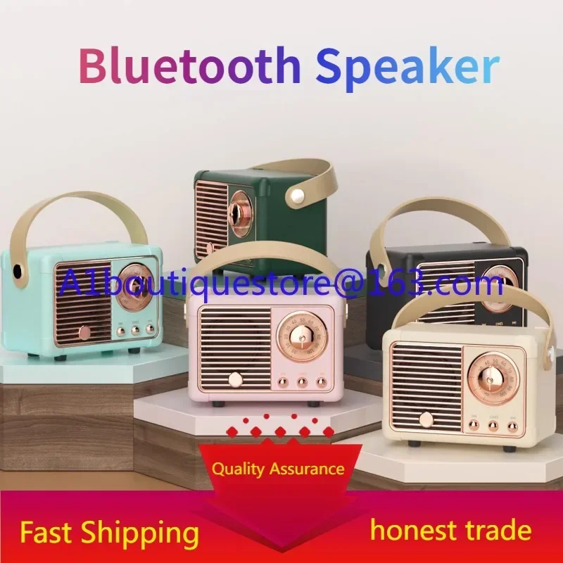 Retro audio wireless bluetooth computer U disk small radio mini portable