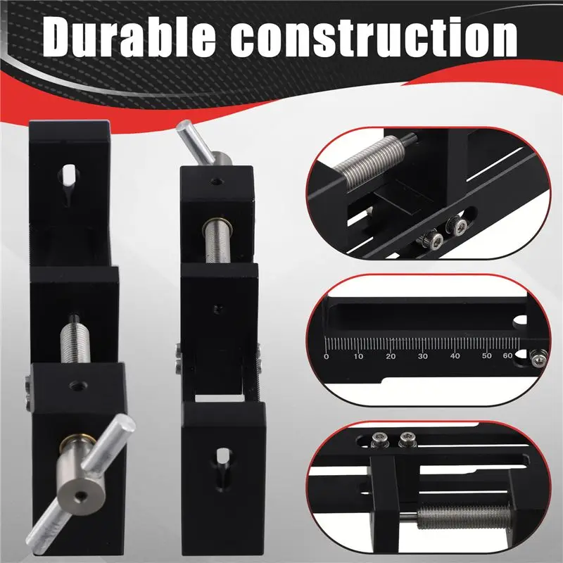 DT23 Aluminum Alloy Tire Installer Wheel Loader Tires Fitter Device with Bearing for Tamiya Mini 4WD Tools DIY Parts Black