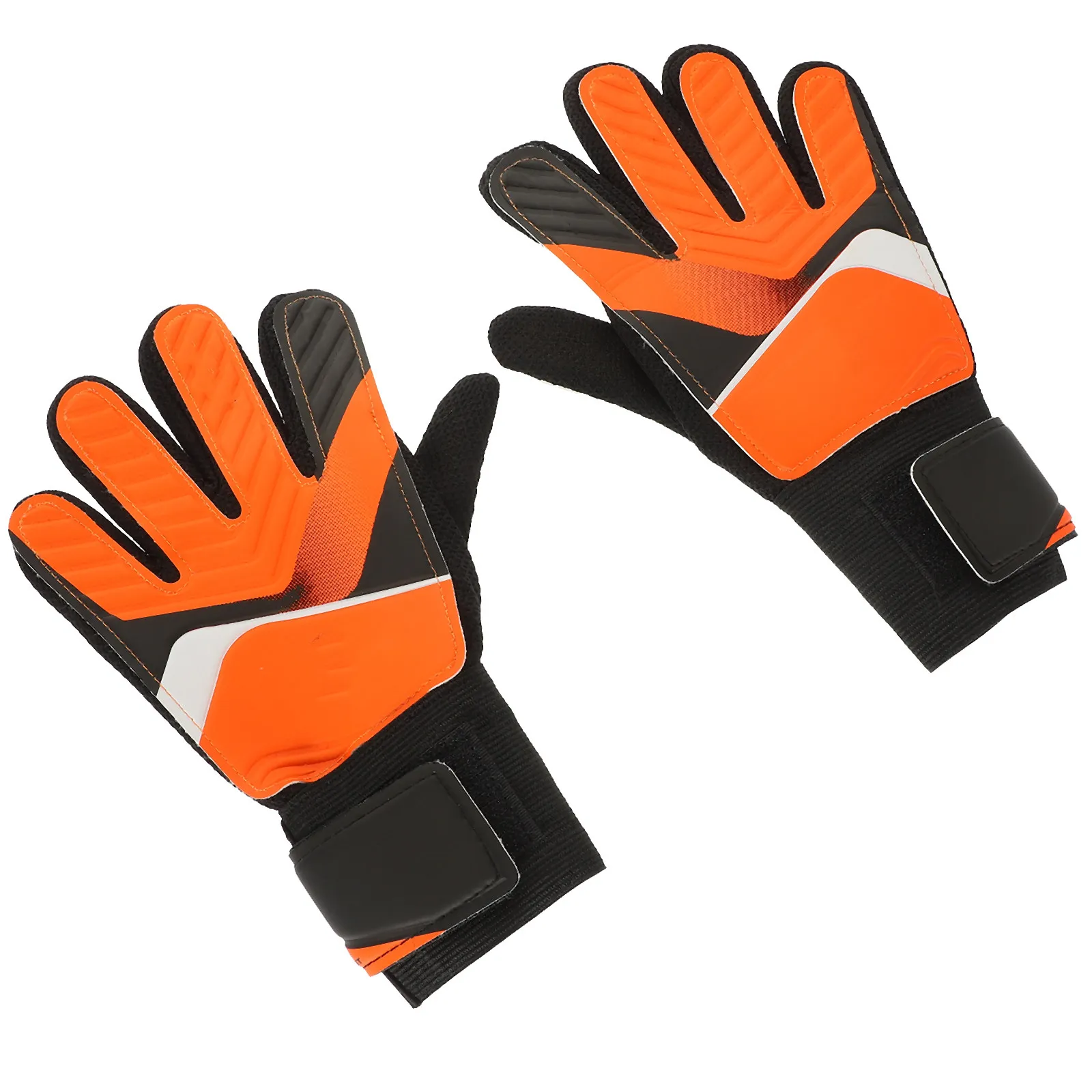 

1 Pair Anti-Collision Soccer Gloves Latex Palm Breathable Wear-Resistant Training Match Gloves For Hand Protector