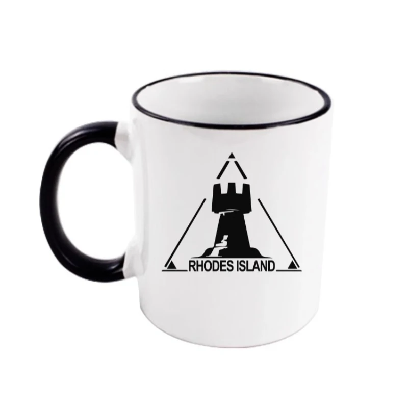 

2025 Arknights Game Anime Cos Karlan Trade Rhine Lab Reunion Movement LUNGMEN Etc. 8.2x9.5cm New Print Cup Ceramic Mug Gift