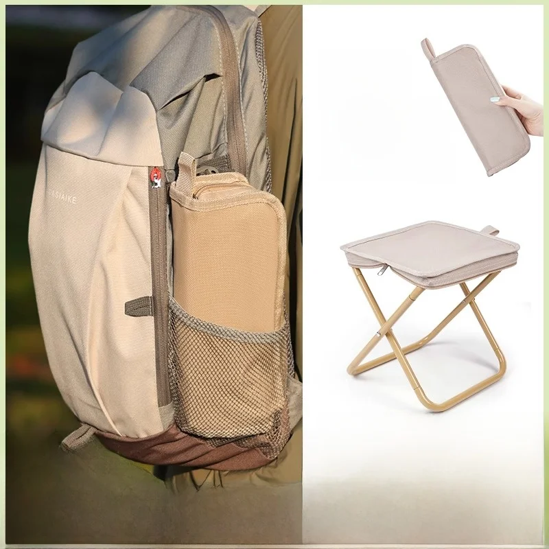 Long Distance Travel Outdoor Gear Portable Folding Stool Eight Piece Set for Hiking Camping Trips Portable Storage Solution