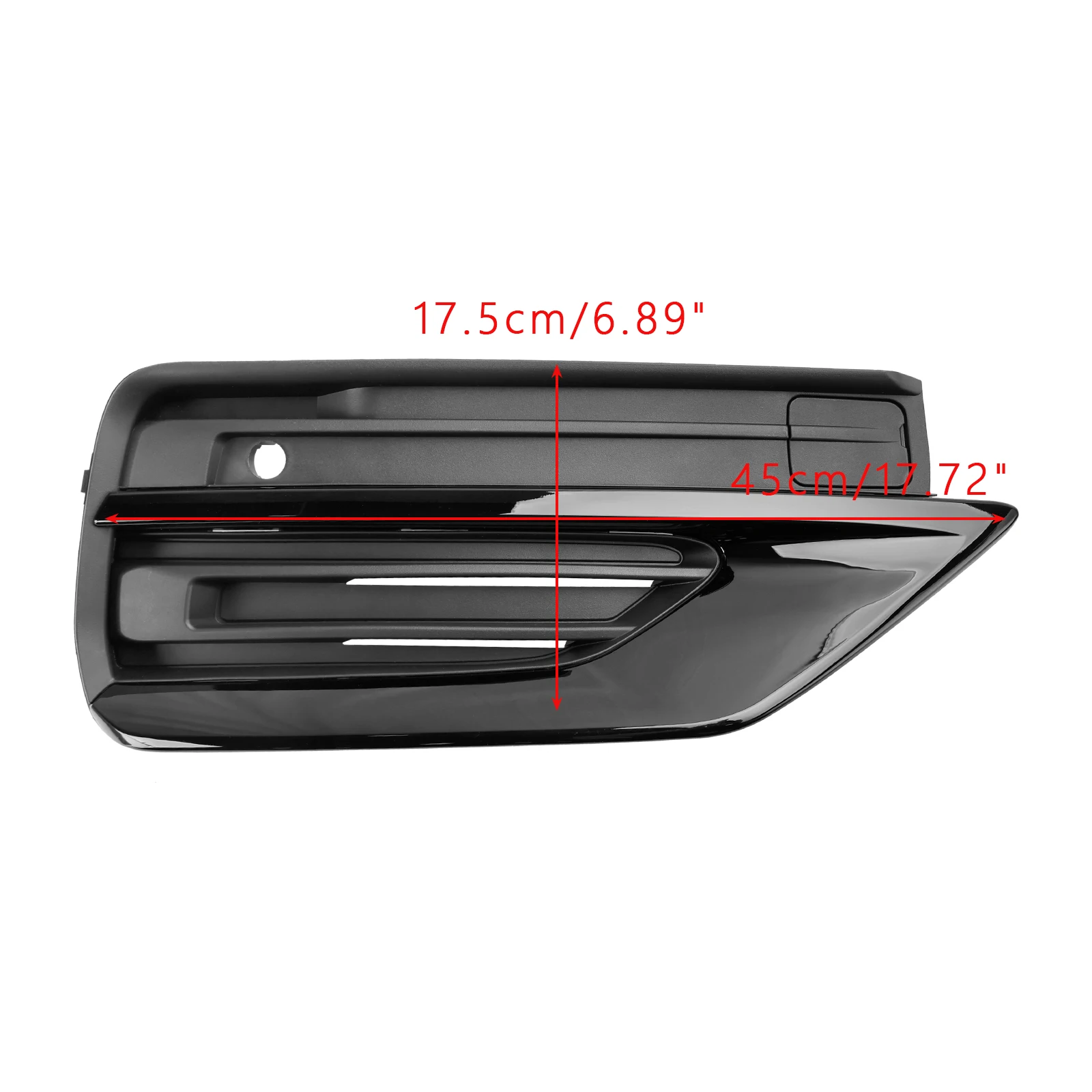 Artudatech 2PCS Front Bumper Fog Lamp Grille Fog Light Grille Fit for Volvo XC90 2021-2024