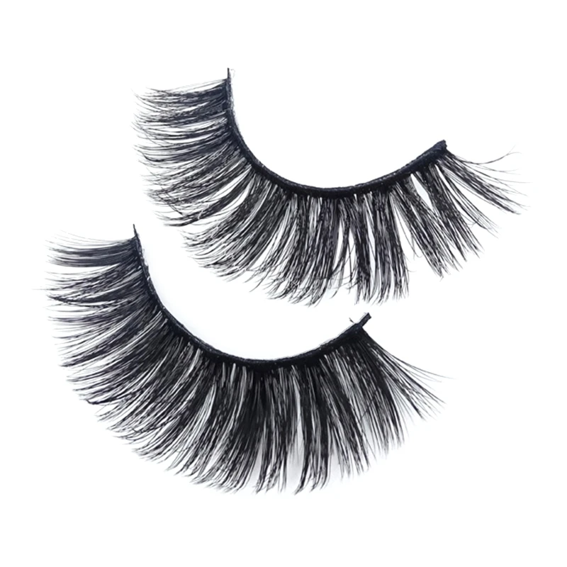 10 คู่ Faux Mink Lashes Pack ปริมาณขนตาปลอมธรรมชาติขนปุย