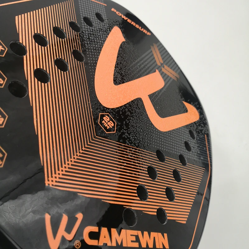 CAMEWIN 3k Beach tennis racket 3k Carbon fiber rough surface With protective bag Sweatband Wrist care Gift Tennis racket the new