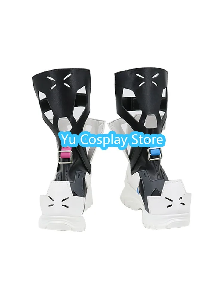 Rozaliya Olenyeva-Chaussures de Cosplay en Cuir PU, Bottes d'Halloween sur Mesure, Accessoires de Jeu Honkai Impact 3