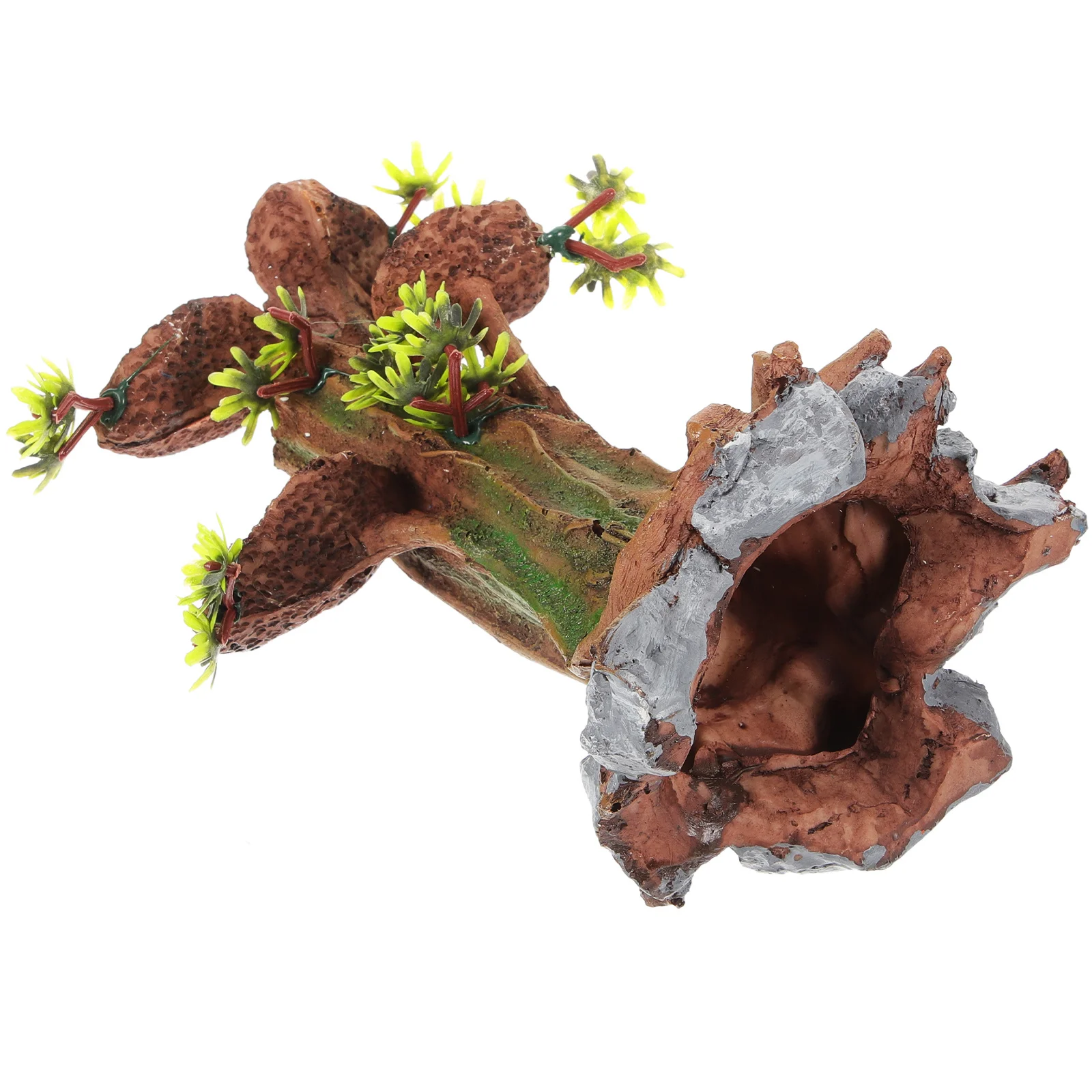 

Creative Resin Aquarium Tree Trunk Stump Decorative Landscape for Fish Tank Underwater Aquarium Tree Trunk Home Landscape Stump