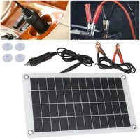 30W 12V Solar Trickle Charger Solar Panel Semi-Flexible Clip Car Charger 2025 Hot Sale Brand. New And High Quality