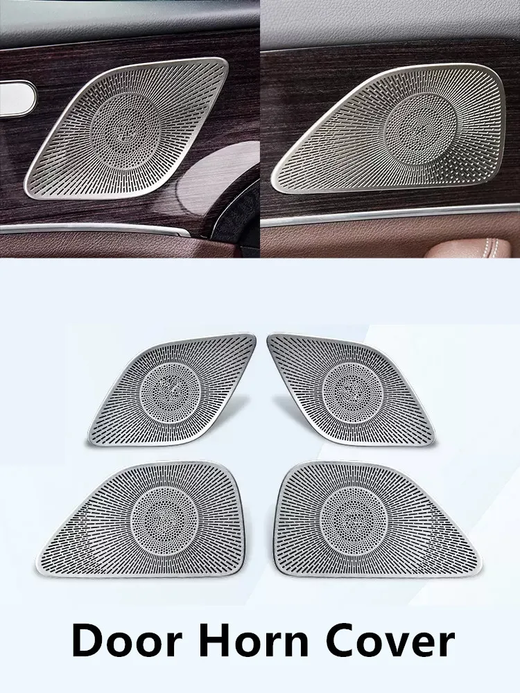 Car Horn Cover Door Horn Protective Cover Dashboard Horn Cover For Mercedes Benz GLE 2020-2024 W167 Auto Accessories