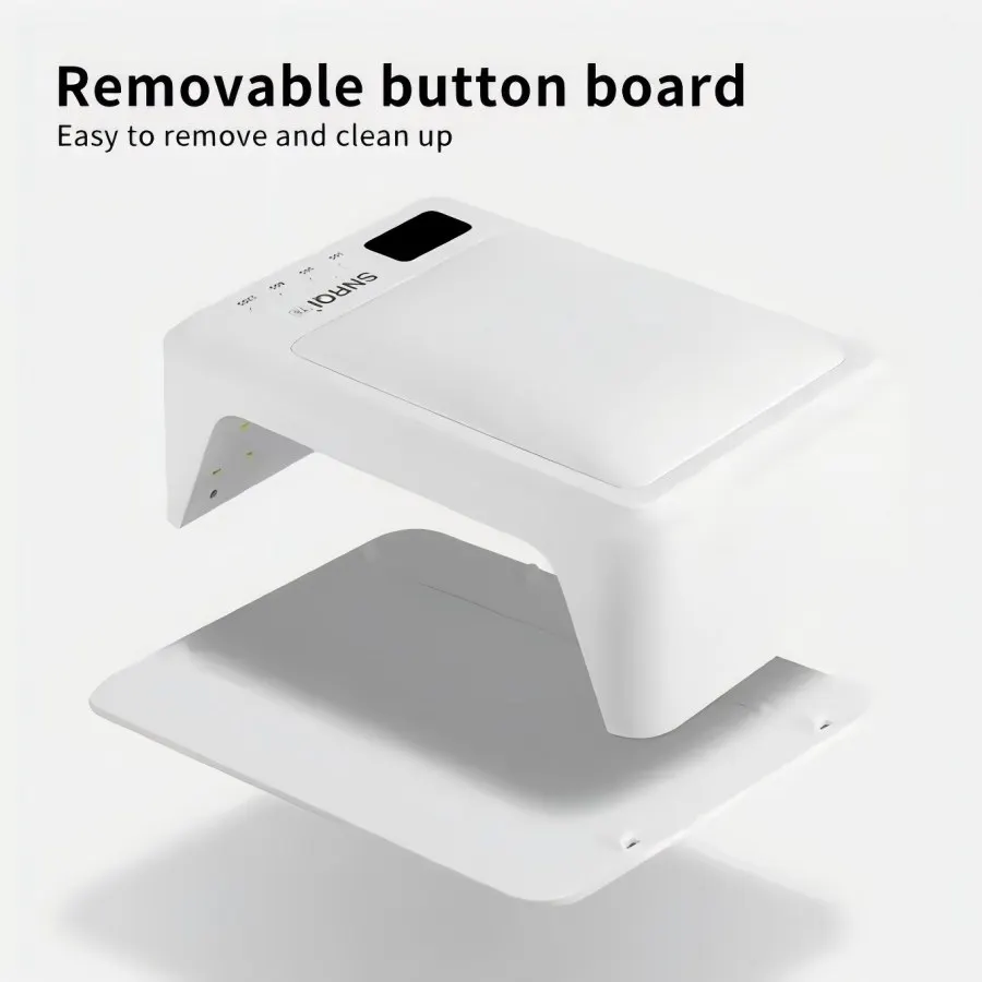 Lampa do paznokci dwu-ręczna, lampa fototerapeutyczna o dużej mocy, wielofunkcyjna lampa UV do paznokci, dwa w jednym, odpowiednia do salonów paznokci.