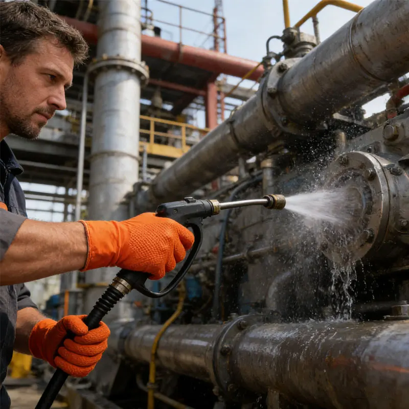 

100 шт. сверхпрочных оранжевых нитриловых рабочих перчаток, промышленные защитные перчатки, утолщенные, водонепроницаемые, для домашнего обслуживания и уборки