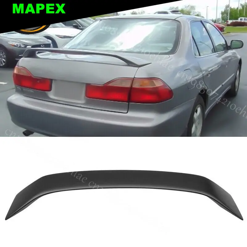 

Fits 98-02 Accord 4DR OE Style Rear Trunk Spoiler Wing w/ 3rd LED Brake