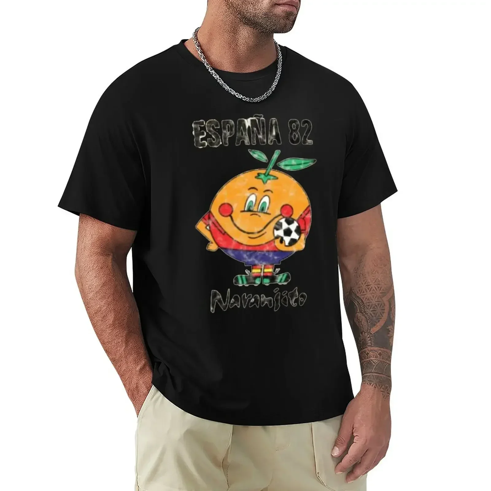 ESPA 82 NARANJITO RETRO T-Shirt hippie clothes mens t shirts heavyweight fashion Round Neck new in tops & tees shirt homme 2024