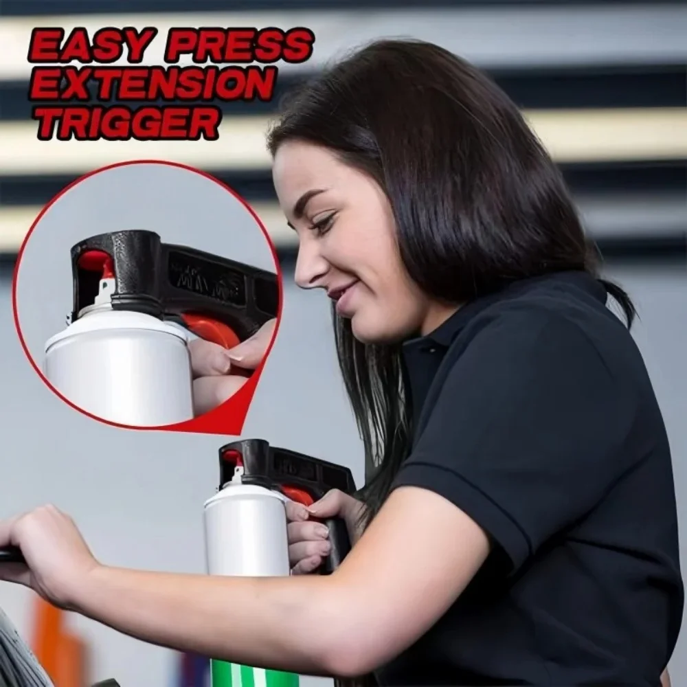Portable Spray Paint Handle Reusable Industrial Nozzle Universal Polishing Paint Spray Gun Adaptor Full Grip Lock Handle Trigger image 6