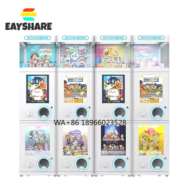 

Торговый центр Монетный игровой автомат Gashapon Toys 2-слойный торговый автомат Игрушечный автомат