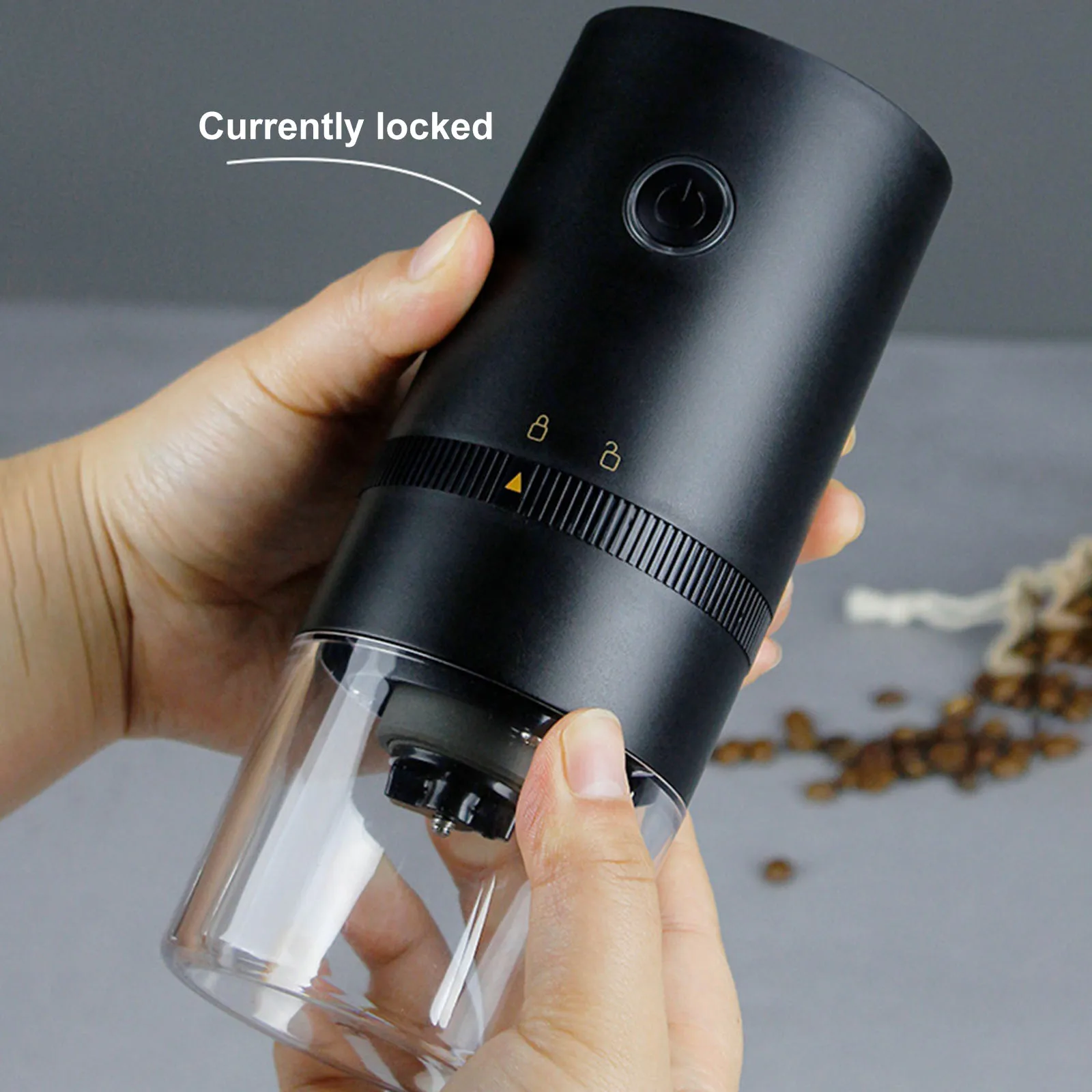 Electric Coffee Mill Coffee Grinder Machine Portable Home Kitchen Grain Nuts Beans Spice Seed Pepper Grinding TYPE-C