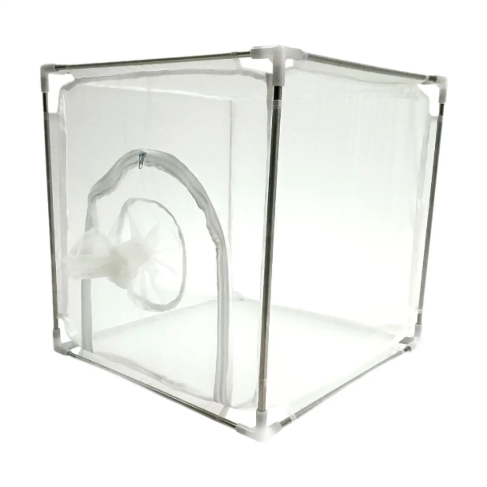 

Butterfly Habitat Cage Net Breathable with Zipper Protection Cover Growing Habitat Ornamental Cage for Garden Outdoor Yard