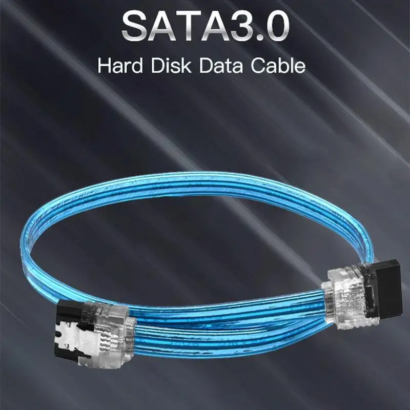 ATA 3.0 III 6Gb/s 10cm Hard Disk Drive Data Serial ATA Straight Cable 26AWG For HDD SSD Cord Line 7pin Sata Cable