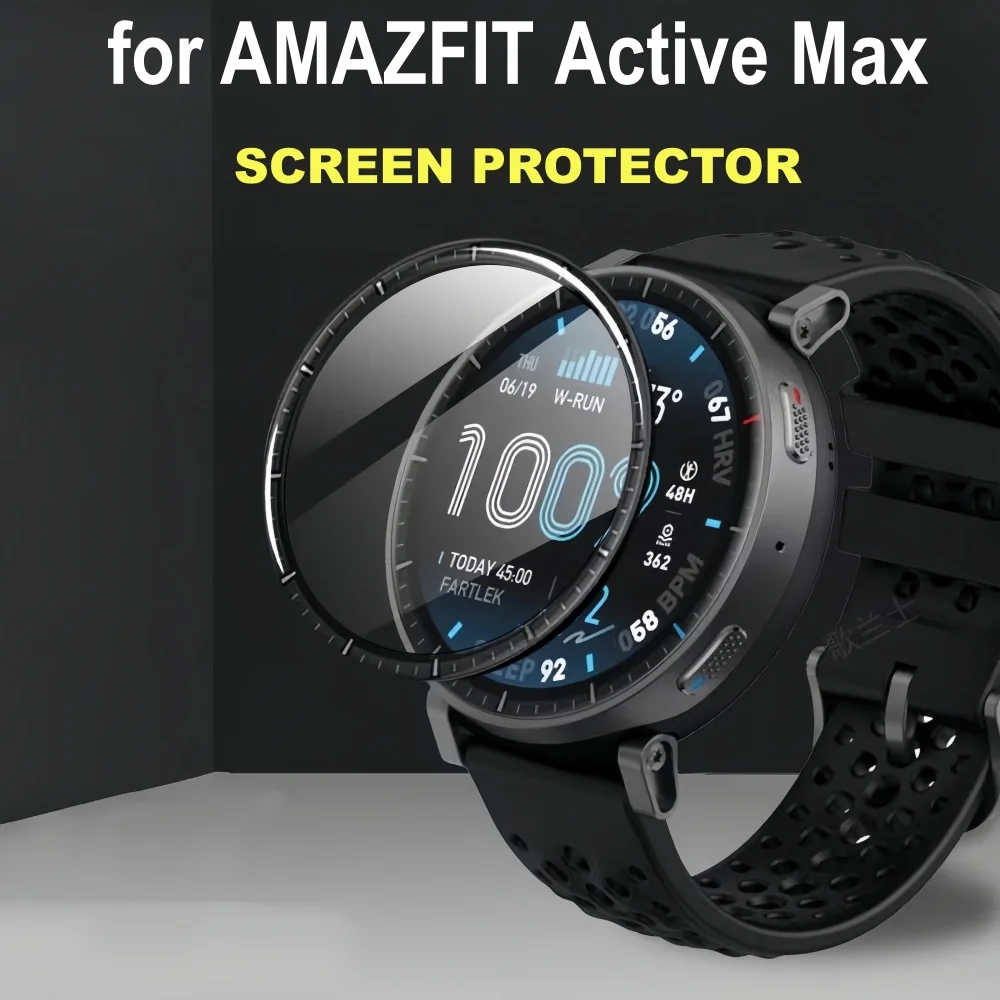 

Защитная пленка для экрана 3D Edge, 3 шт., для умных часов Amazfit Active Max, мягкая защитная пленка с полным покрытием