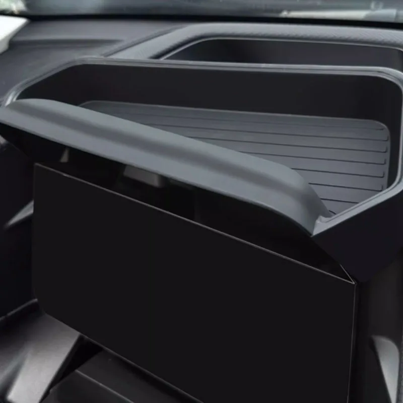 

For 2021-2026 Haval Dargo Car Dashboard Rear Screen Silicone Storage Box Scratch-resistant Organizer Tray Interior Accessories