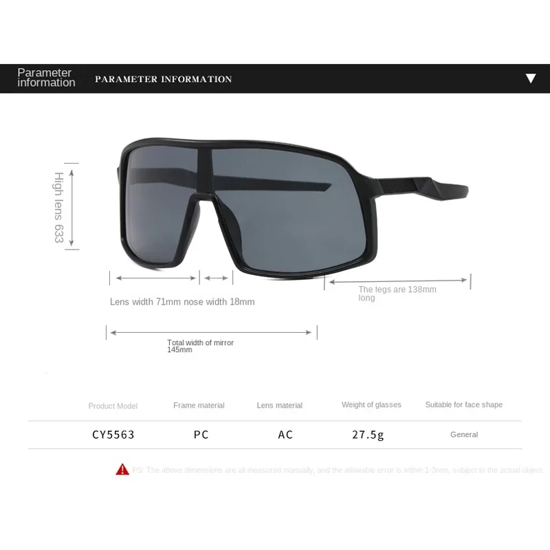 نظارات واقية موضة الرياضة الرجال النساء النظارات الشمسية الرجعية الدراجات نظارات شمسية خفيفة الوزن في الهواء الطلق نظارات UV400 نظارات #6