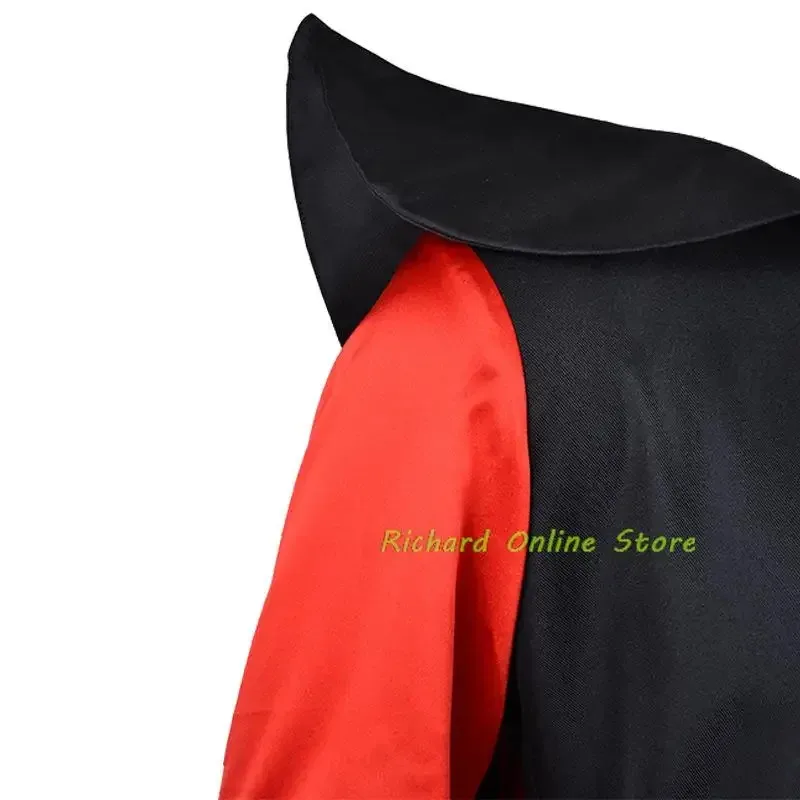 The Arabian Nights Aladdin Jafar Costume Cosplay Aldult Uomo Donna Halloween Mago Vestiti Vestito