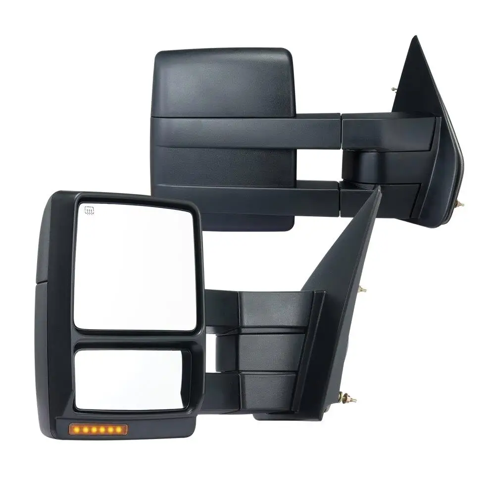 

Towing Mirrors, Left & Right Pair Set for 2004 -2014 Ford F150 , Power Heated with Signal Light & Puddle Light, Plane & Convex