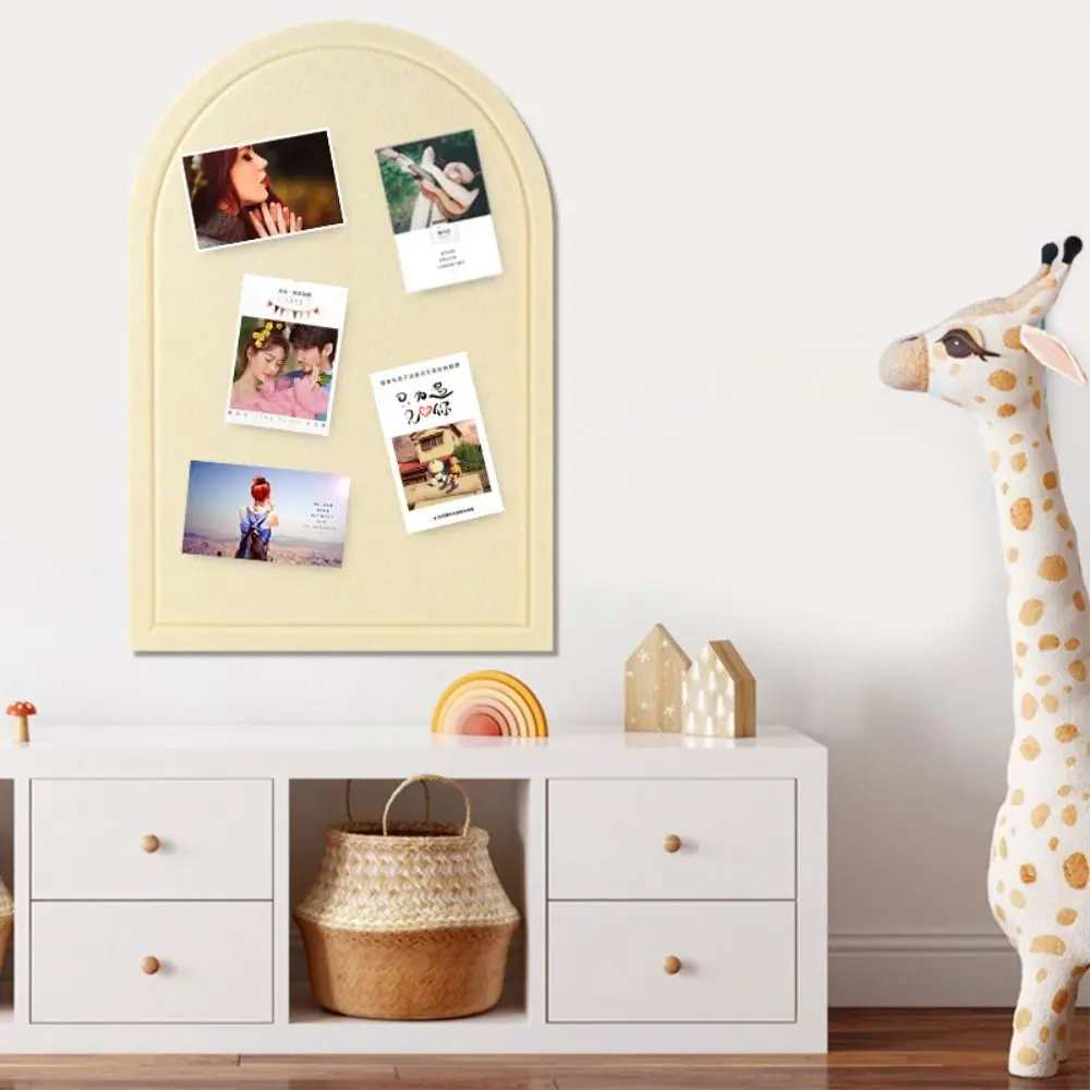 Nordic Soundproof Panel Photo Background Board Painting Works Message Felt Display Board Notice Pictures Felt Pin Board Walls