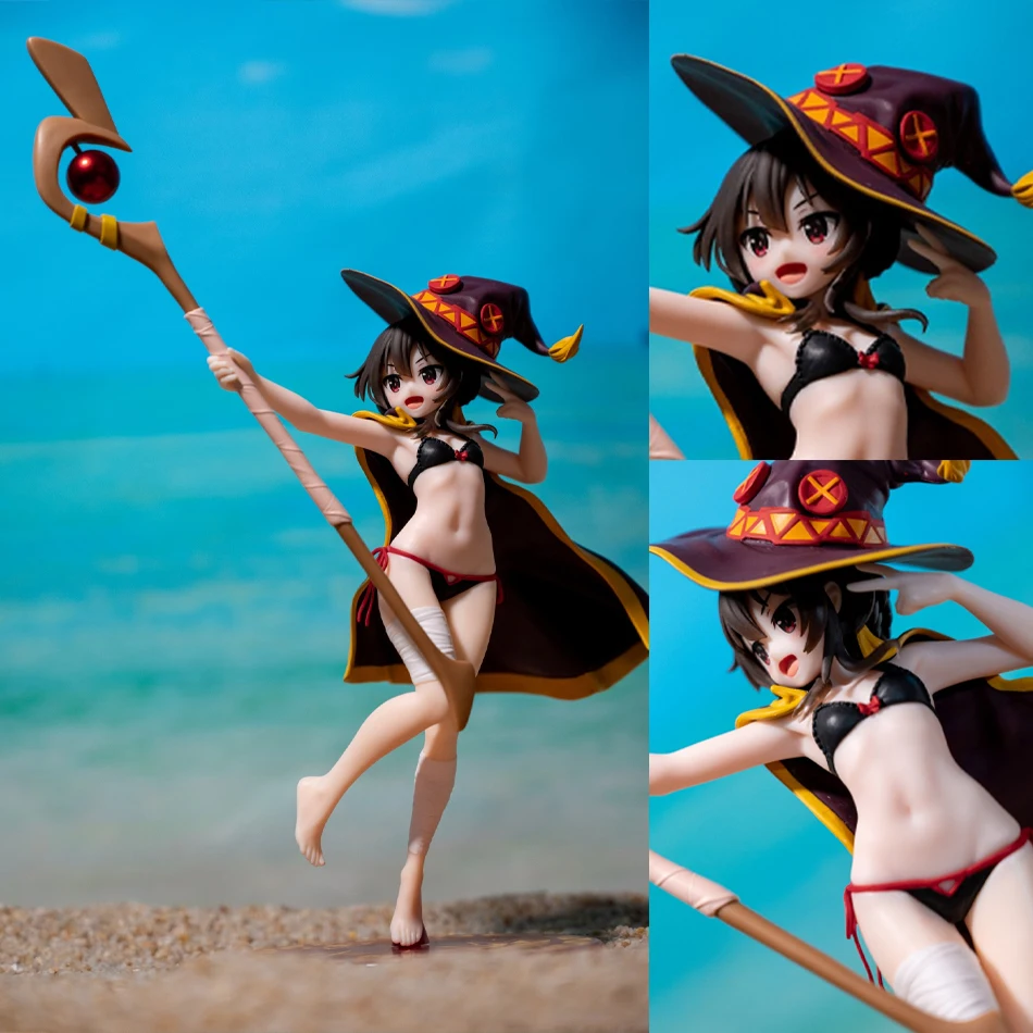 ¡EN OFERTA! Figura de anime KonoSuba: ¡La bendición de Dios en este maravilloso mundo! Megumin, la Gran Maga, Figura Coleccionable