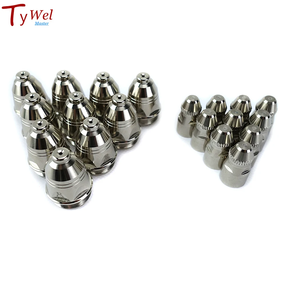 20pcs Premium P80 Plasma Cutting Torch Consumable Cutting 60A 80A 100A P80 CNC Plasma Torch Tip Electrode Nozzle