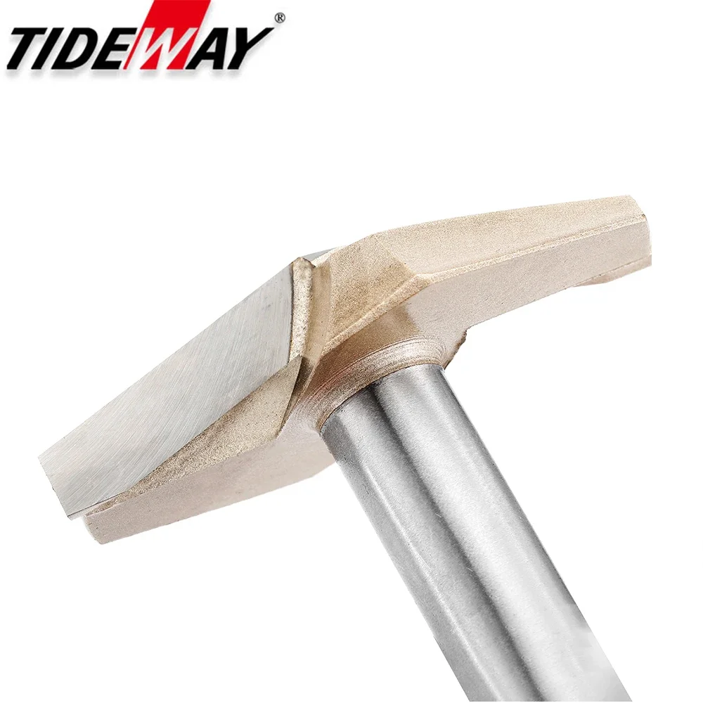 Tideway V Groove Router Bit 120 150 Degree Double Flutes Carving Bit Woodworking Tools Engraving Slotting Cutter for Wood CNC