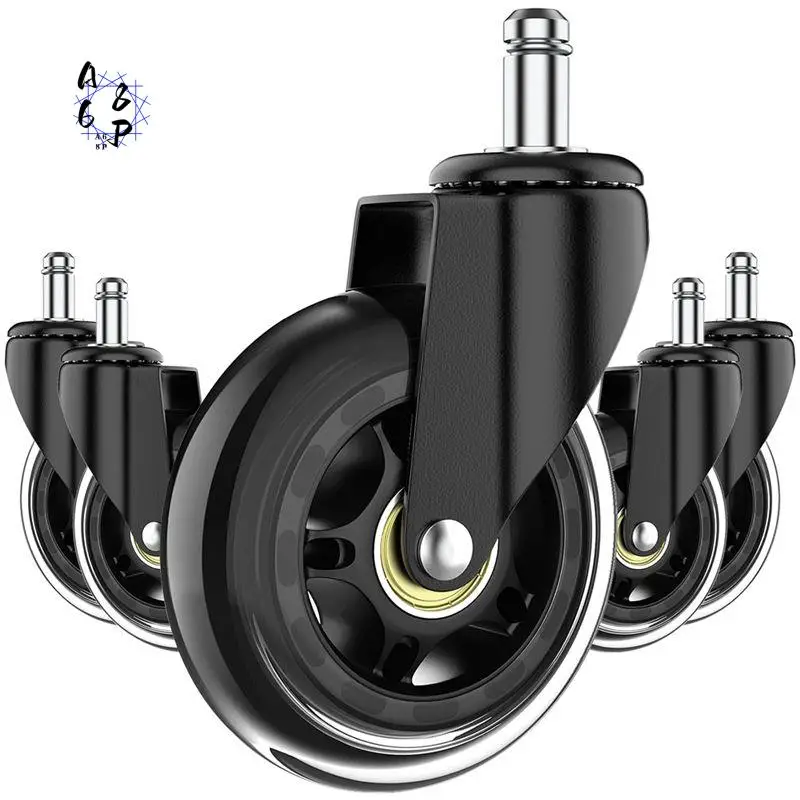 

A68P-3-дюймовые сменные мягкие бесшумные колеса для стола, сменные колеса для офисного стула для рабочего и игрового кресла, сверхмощные и безопасные