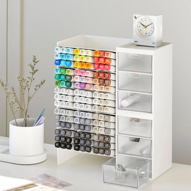 Desk Marker Stackable Marker Storage Holder Makeup Holder DropShipping