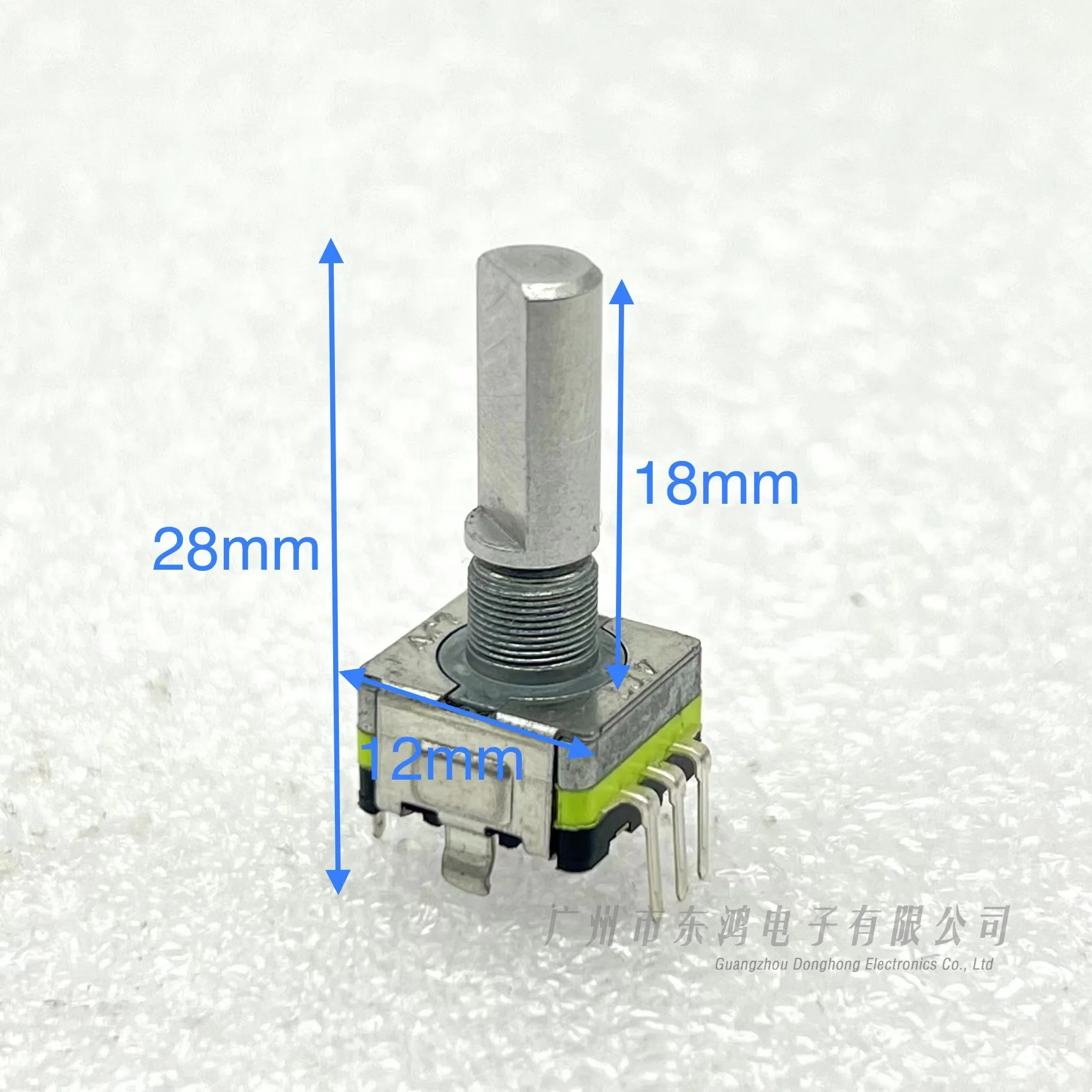 1 PCS LJV forest product RE12encoder with amplifier speaker press switch 24 pulse 24 positioning shaft length 18.5MM