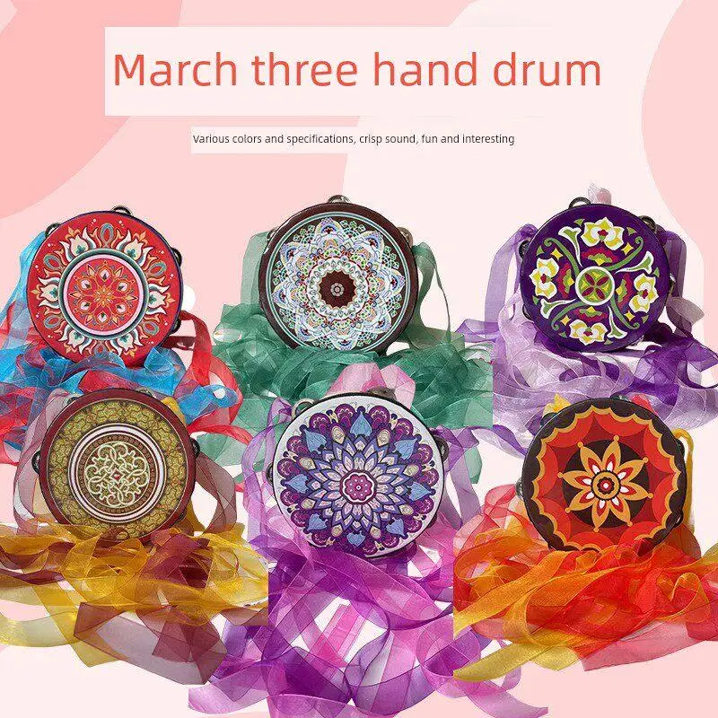 

Креативный этнический барабан Кунчжоу, детский ручной барабан, музыкальный инструмент, украшение для фестиваля, светящийся фонарь, подарок на фестиваль фонарей