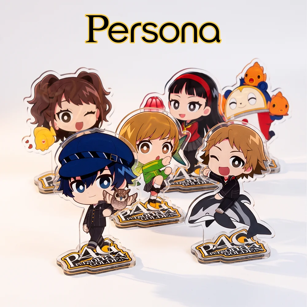 Persona Yu Narukami Yosuke Hanamura 10CM Cute Anime Acrylic Stand Keychain Cosplay Character Model Desk Decor Collect Gifts