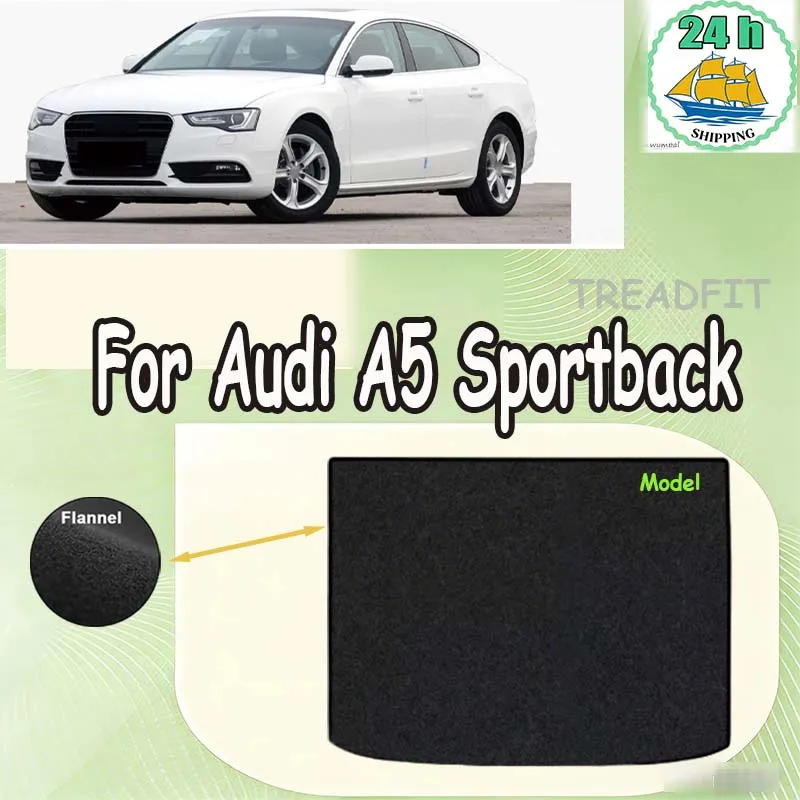 

Коврик в багажник TREADFIT для Audi A5 Sportback 2010-2016 Защитные накладки для багажника, черные