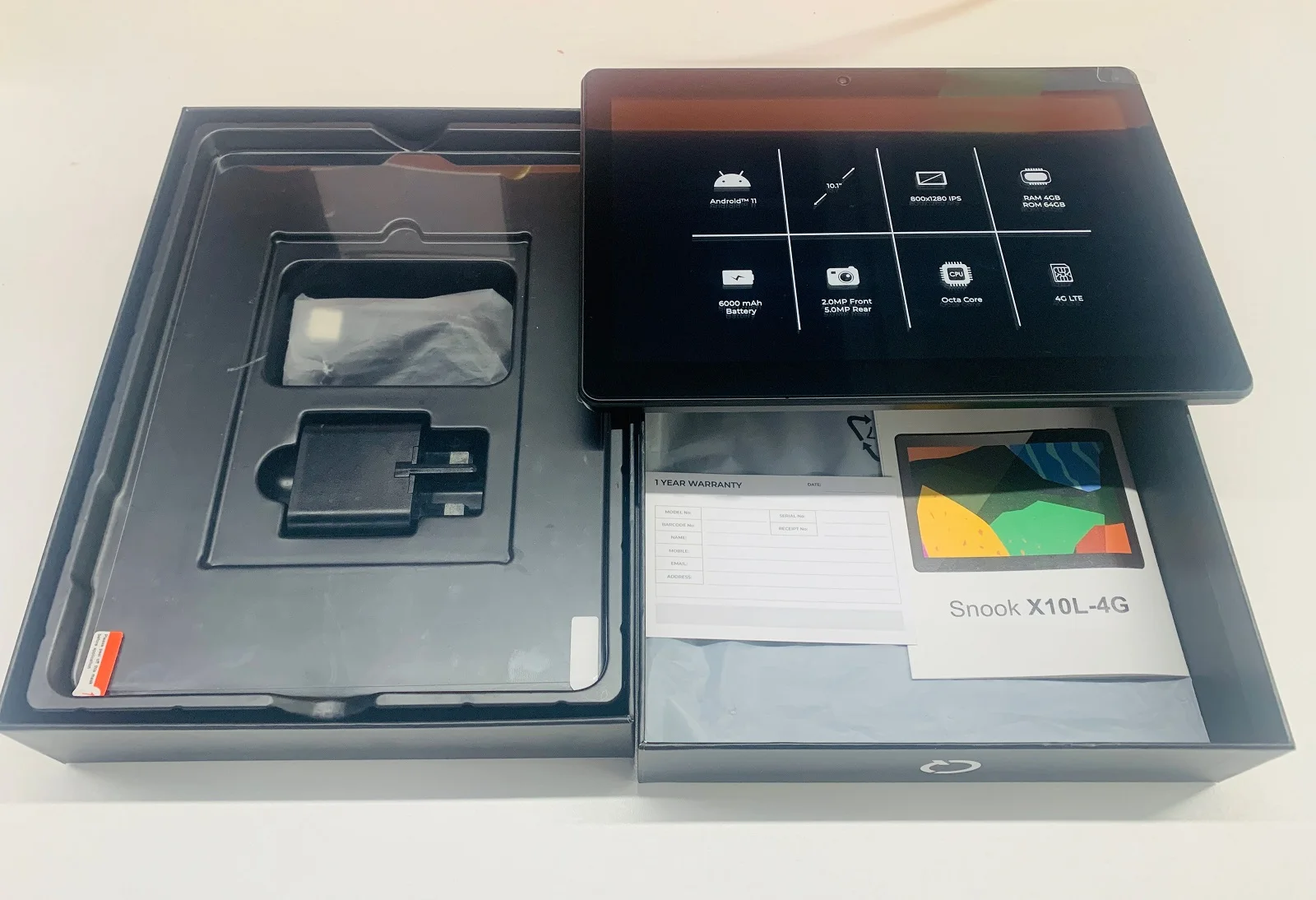 HYC-Tablet, 10.1 ", support 3G/4G, SC9863A chip, Android 11,4 +64GB, HD800*1280IPS, Bluetooth 4.2, type-c charging，6000 mAh