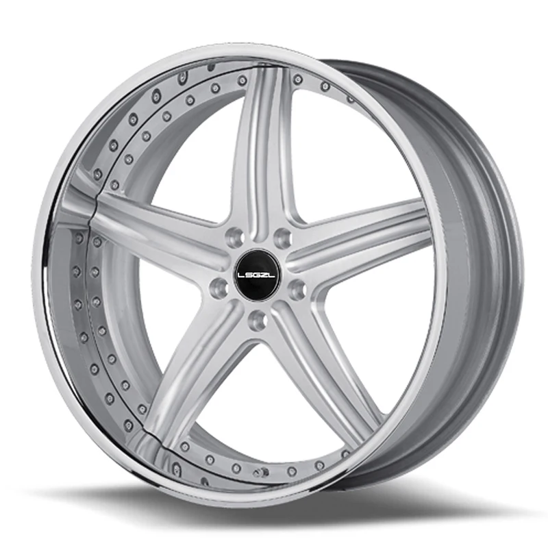 19 Inch Polished Multi Spoke Forged Wheels High End Custom Auto Forged Wheel Rims Multi PCD Rims Fit   Li Xiang