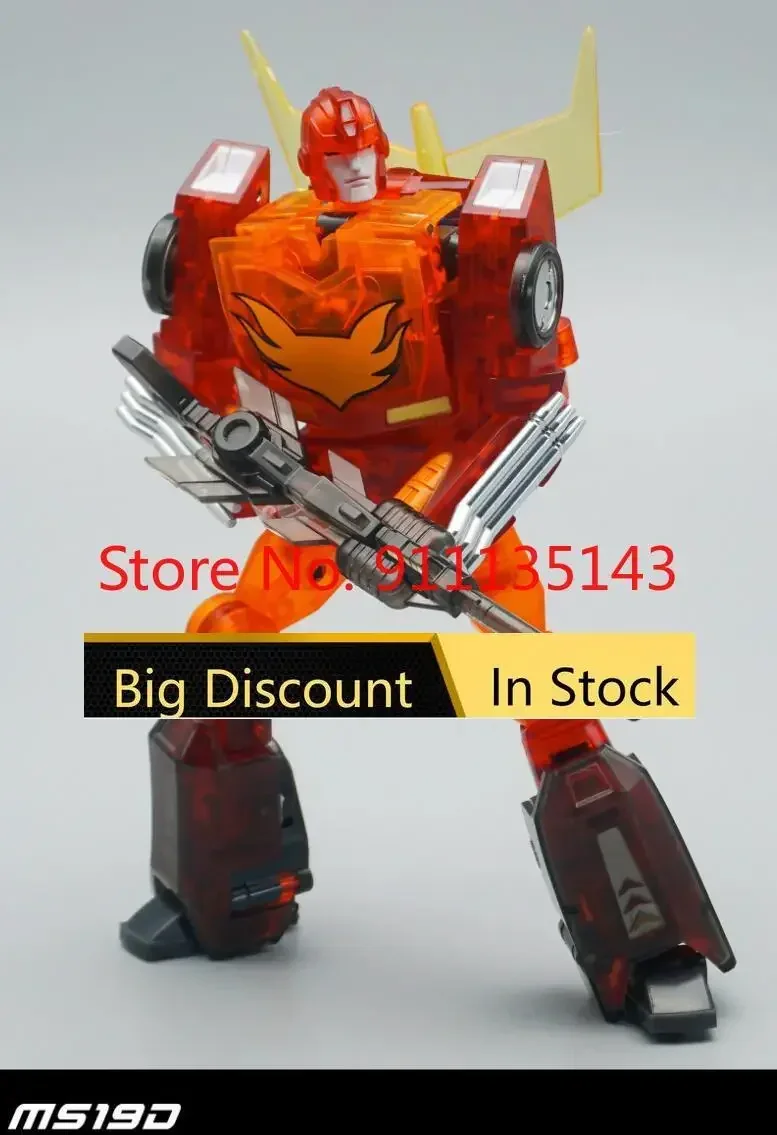 

MechFansToys Rodimus Prime MS-19D Transparent version MFT Hot Rod In Stock
