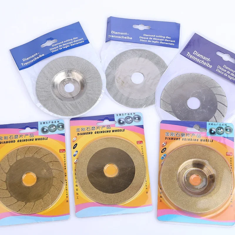 4" Diamond Cutting Grinding Disc 100mm Saw Blades Coated Diamond Wheel For Glass Jade Stone Ceramics Cutting #150 Grit
