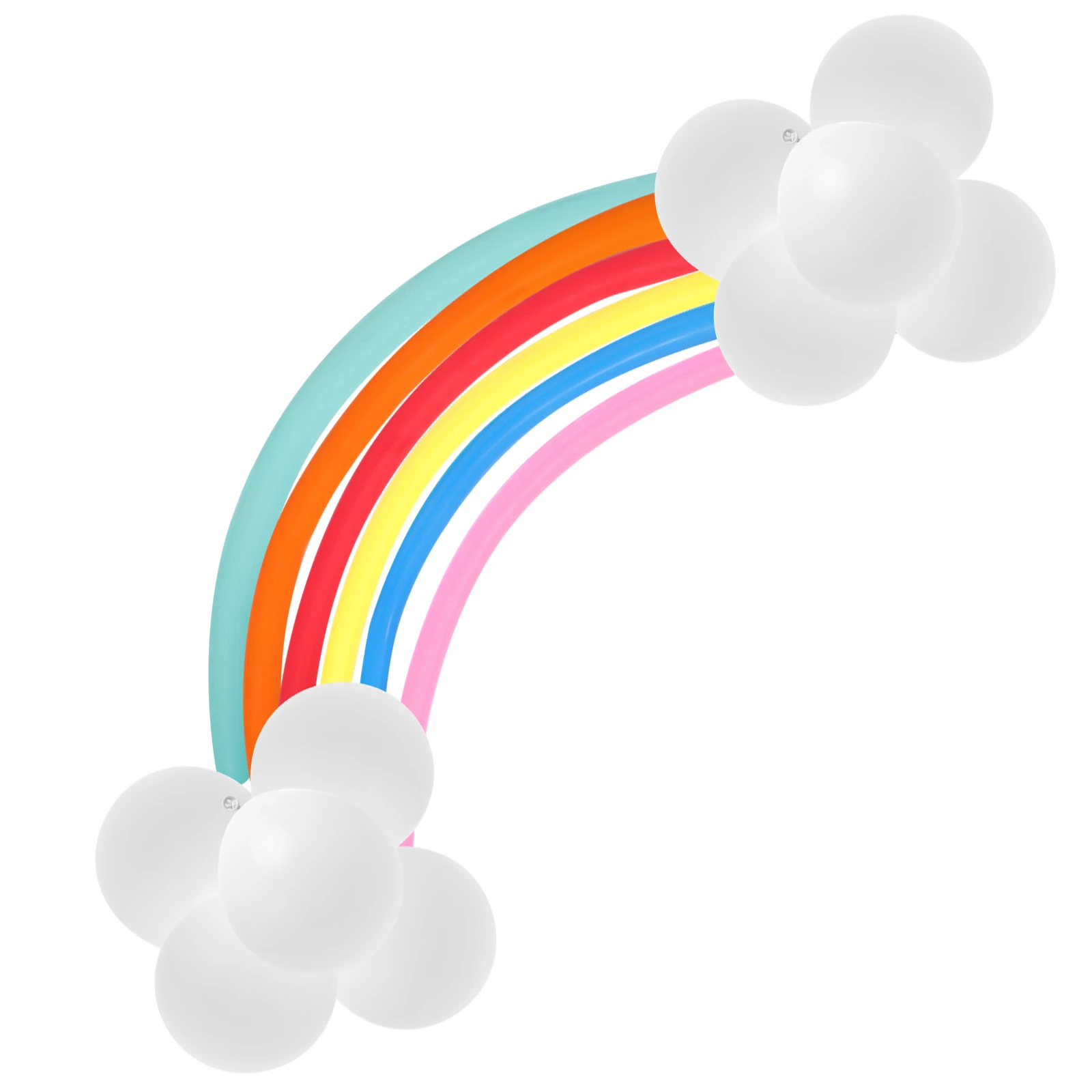 

17 Pcs Rainbow Balloon Set Party Balloons Decor Beautiful Emulsion Creative Child