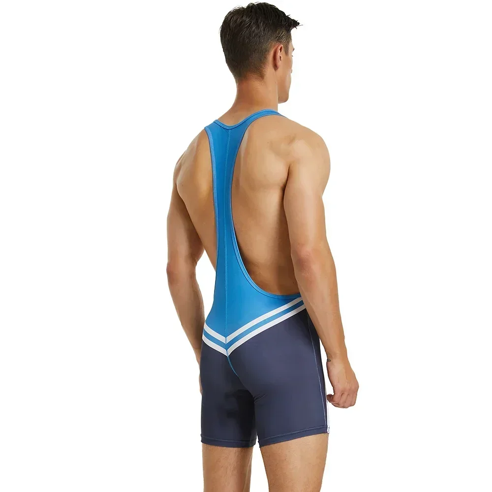 Wrestling Vest Men Cycling Wear Training Tight Bodysuit Quick-drying Running Bodybuilding Undershirt