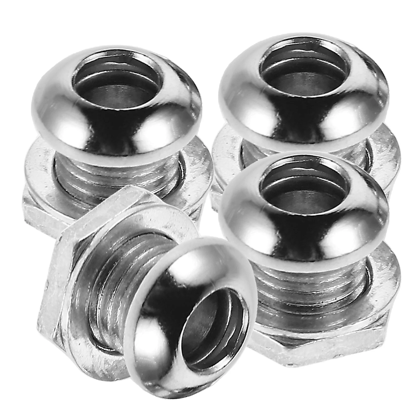 4 Pcs Vent Hole Drum Screw Stand Parts Snare Air Accessories Ventilation Repair Hardware Silver Components