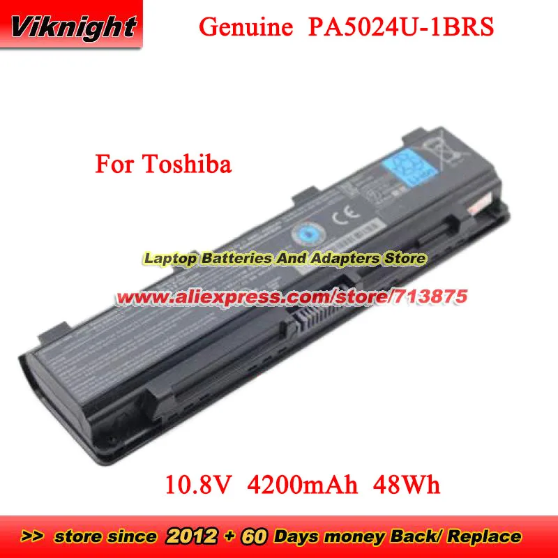 

Оригинальный аккумулятор PA5024U-1BRS для Satellite C800 C805 C840 C845 C850 C855 C870 C875 L830 L840 L850 M800 P850 S70 S70T