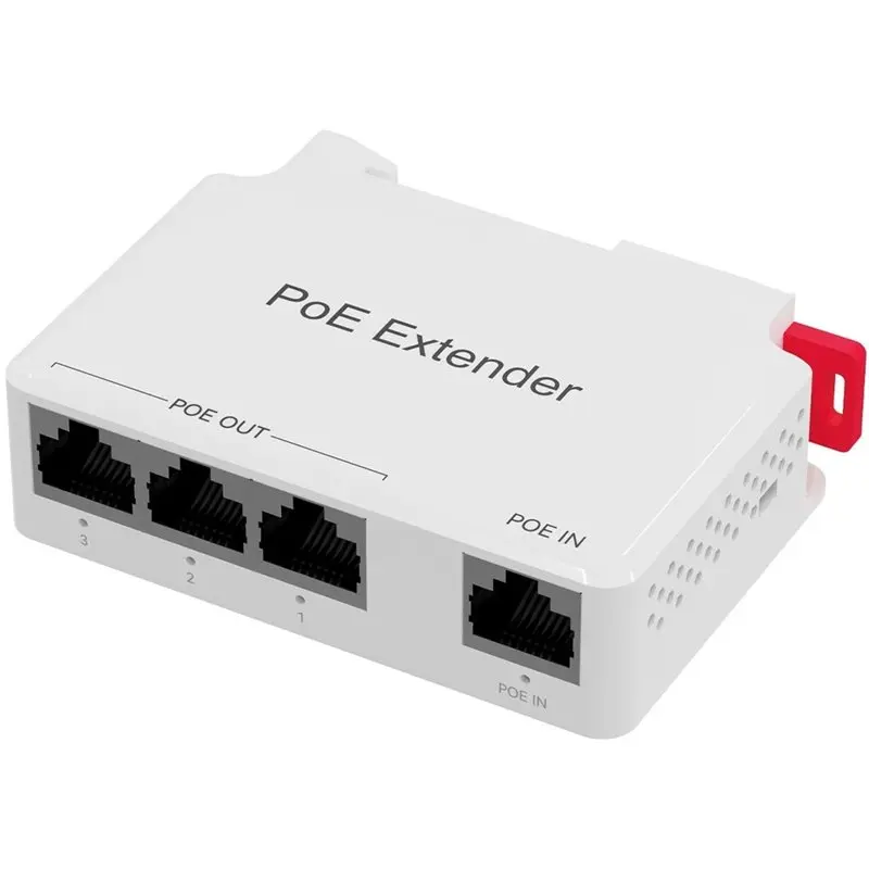 B49C IEEE802.3Af/At Poe Extender 30W 100Mbps For Security Camera