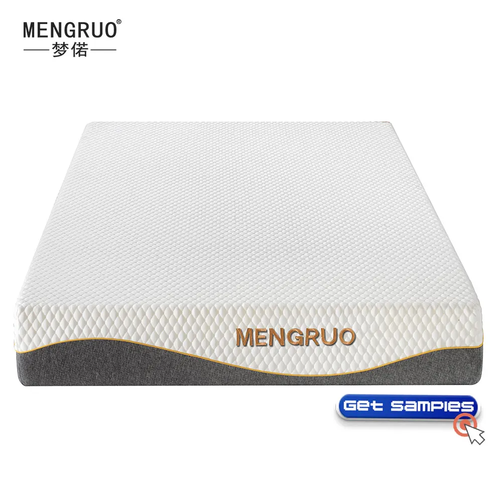 Vacuum Compress and Roll up Pack Tight Top Gel Memory Foam Single Mattress Thailand Natural Latex