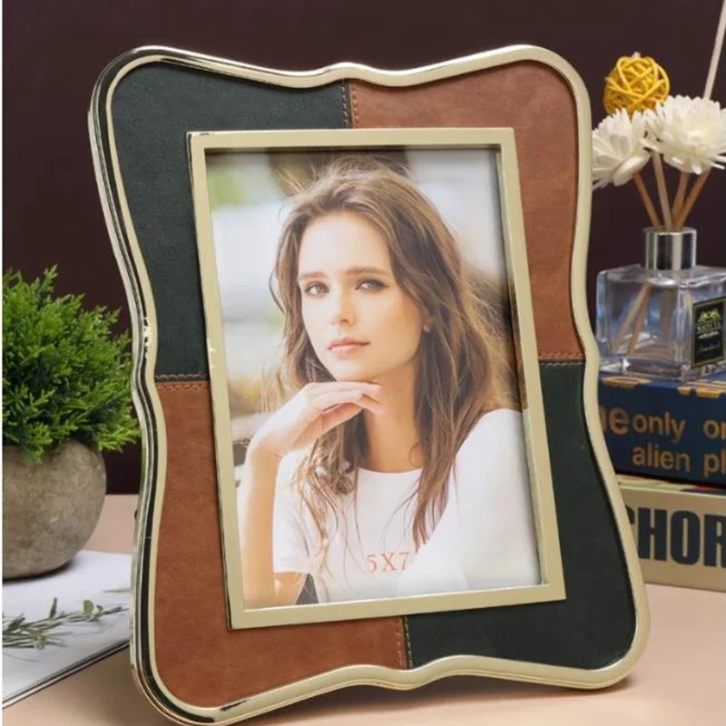 new3/6/7inches Metal Picture Frames Digital photo frame aesthetic decoration accessories for home decor