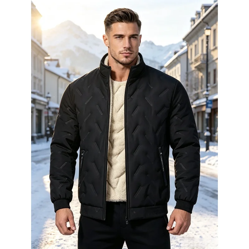Winter Jacket Windproof Coat Warm to Man Winter Clothing Men's Luxury Clothing Male Outerwear Sweatshirts for Men Jackets Fleece