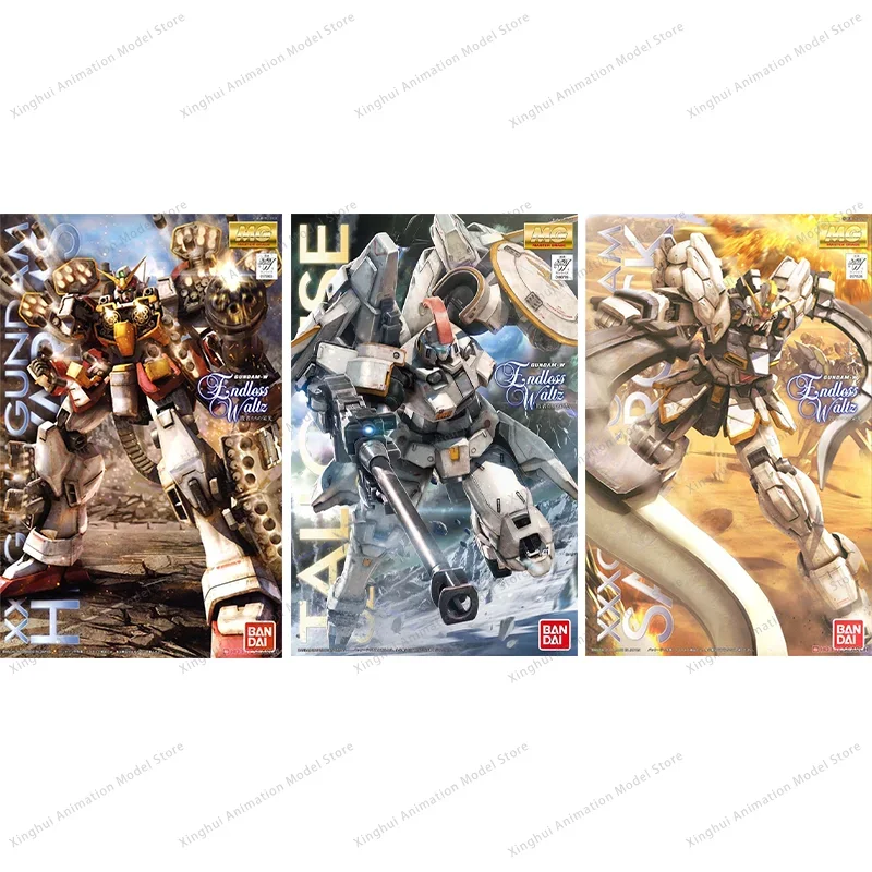 In Stock Bandai GUNDAM Anime Model MG EW Arms Cusutom Sandrock Tallgeese GUNDAM Action Figure Assembly Model Toys Gifts for Kids