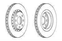 Store code: DDF206 interior brake disc ASTRA F VECTRA A VECTRA B 1,6